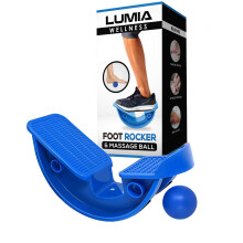 Foot Rocker and Calf Stretcher with Massage Ball for Plantar Fasciitis and Heel Pain Relief