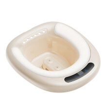 Electric Foldable Sitz Bath for Toilet with LED Temperature Display, Dual Spray and PVC Cushion