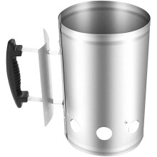 Large Charcoal Chimney Starter for Grill with Fast Ignition Design and ChemicalFree BBQ Fire Startup