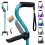 Adjustable Quad Cane for Elderly with 4Pronged Stable Base, Dual Handle Support and Ergonomic Foam Grip 1