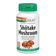 Solaray Shiitake Mushroom,600 mg ,100 Caps (Pack of 1)