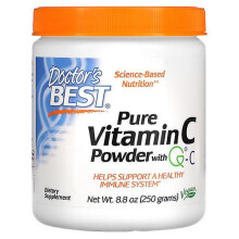 Doctors Best Vitamin C with Quali-C, 250 Grams (Pack of 2)