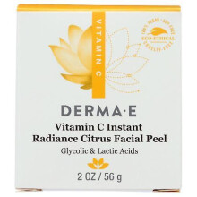 Derma e Vitamin C Instant Radiance Citrus Facial Peel, 2 Oz (Pack of 1)