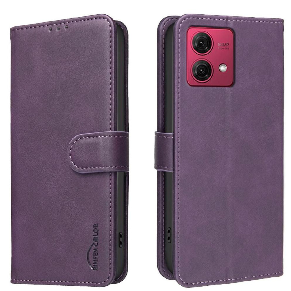 () Phone Case For Motorola Moto G84 5G Rfid Blocking Protection All Round Shockproof Drop Protection Convenient Kickstand 764563347674