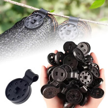 Shade Cloth Clips Heavy Duty Lock Grip 50pcs Black Greenhouse Tarp Clip Windproof Awning Clamp