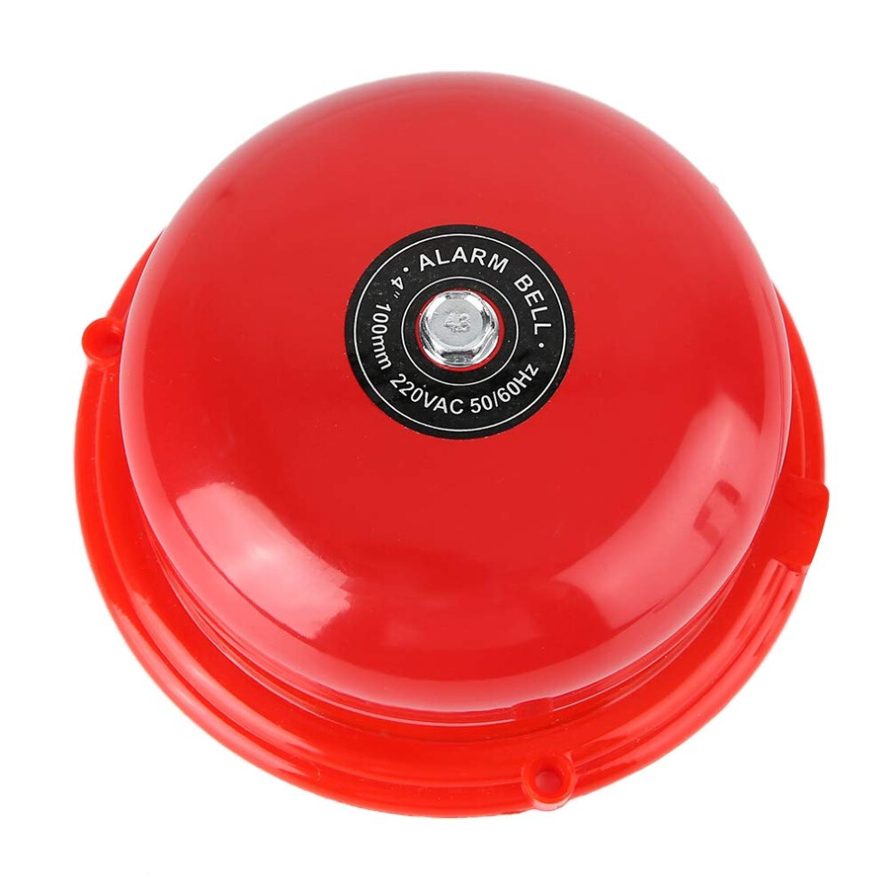 4 Inch 100Db Fire Alarm Bell, Stainless Steel Electric Bell Alarm 24V With Decibel Alert For School And Warehouse 9771547042846