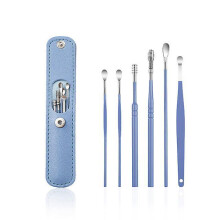 (6) Ear Cleaner Wax Pickers Earpick Wax Remover Curette Ear Pick Cleaner Kit Spoon Care Ear Clean Tool