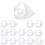 Mask Bracket 15 Pack 3D Silicone Inner Support Frame for Comfortable Breathing and Makeup Protection White 1