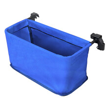 Wagon Tail Bag with Detachable Storage Design, Large Capacity Folding Wagon Organizer for Beach Trolley, Blue