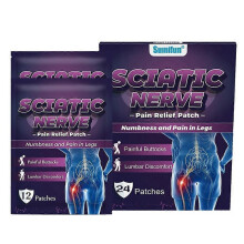 (2box) 1-3box Sciatica Nerve Pain Relief Patch Heating Patch Body Meridian Patch