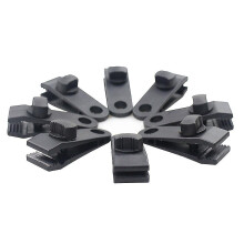 10pcs Tarp Clips Lock Grip Awning Clamp Set Instant Clip Tent Accessories,black