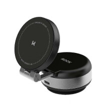 (Black) Maggripn Go 360, 2025 New Nixie Magnetic Phone Holder, Electric Vacuum Magnetic