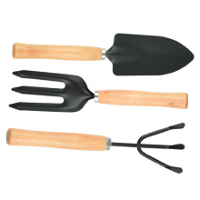 Garden Tools Set 3Piece Ergonomic Easy Grip Mini Kit for Indoor and Outdoor Planting