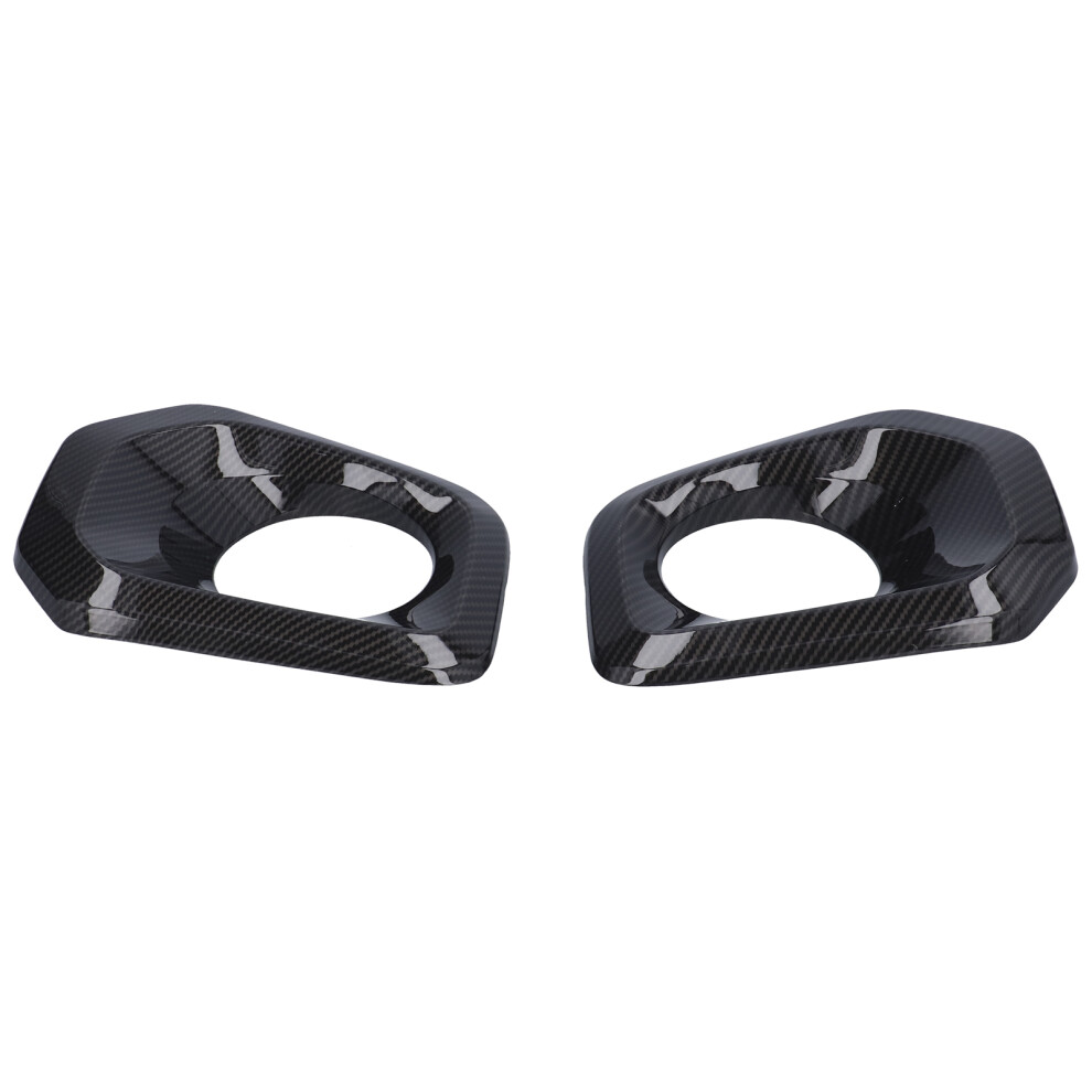 2Pcs Front Fog Bezel Carbon Fiber Tacoma 2016-2020 Light 8731393767332