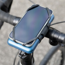Bicycle Stand for Recharqeable Cell Phone Silicone Anti Slip Integrated Quick Installation Phone Holder