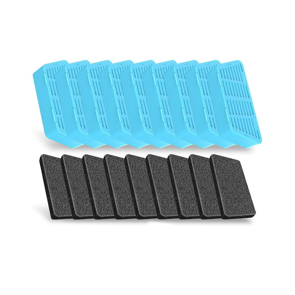 Cat Water Fountain Filters 2.2L/74Oz Automatic Pet Water Fountain Replacement Filters And Sponges 9Pcs 6032990698077