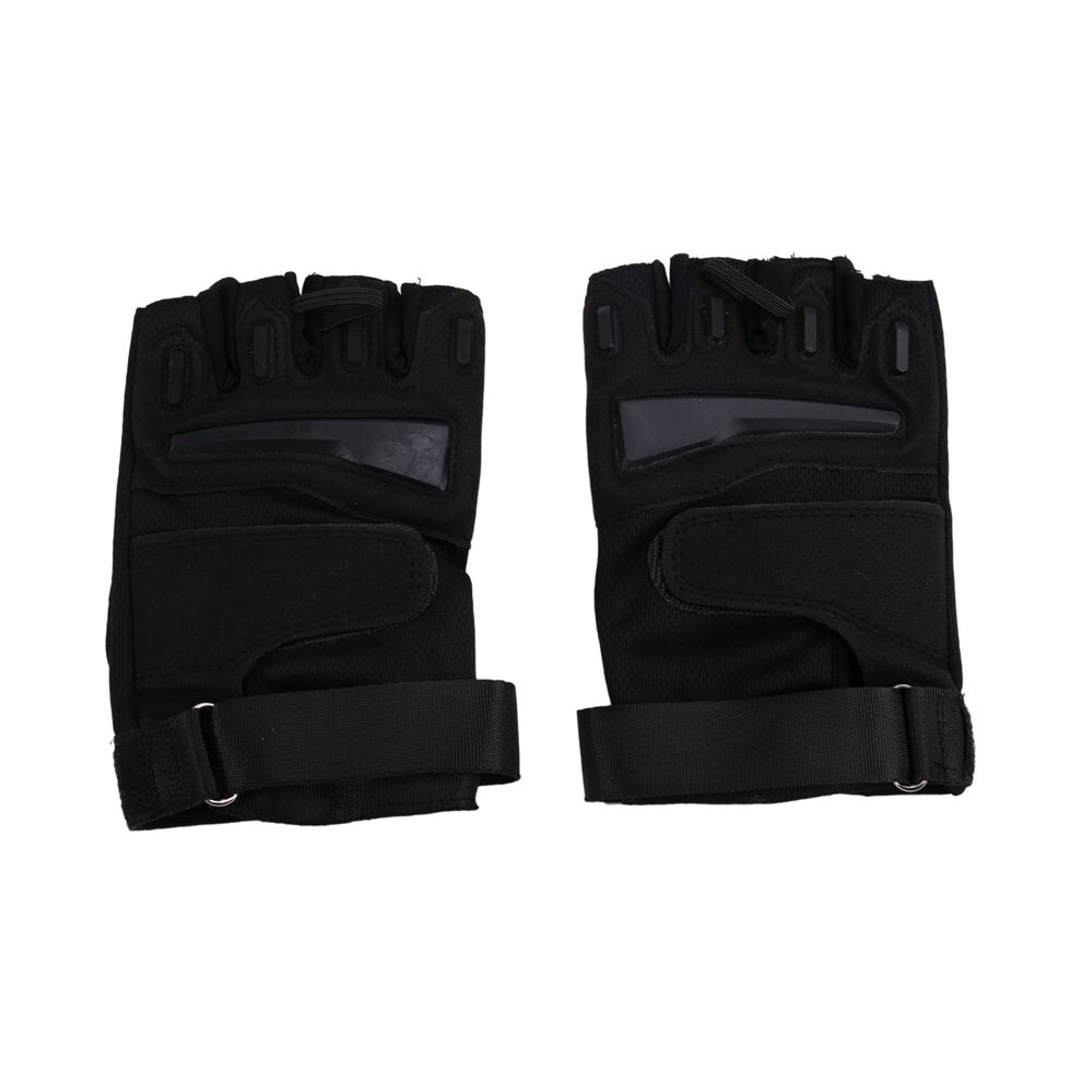Tauoh Half Finger Gloves Training Outdoor Sport Gloves Riding Climbing Gloves Fishing Protection Gloves M Size