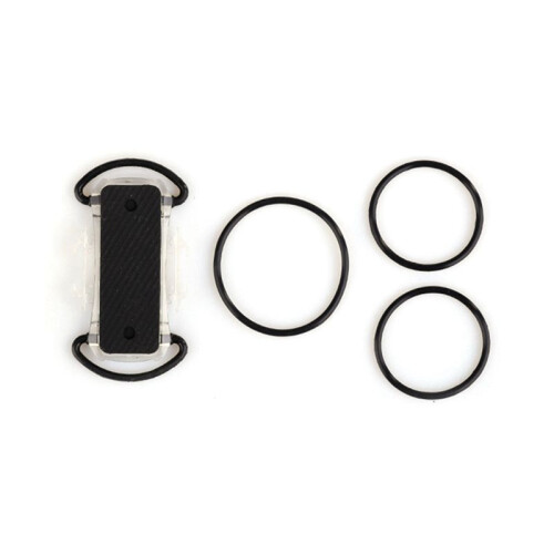 Multi-Functional Plate-Tied Mobile Phone Holder Iron Three Riding Bracket Tool Outdoor Bracket Black