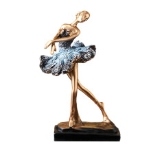 Europäische Ballett-Tänzerin-Skulptur, Statue, Heimdekoration-1