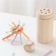 Kid Colorful Wooden Stick Balance Toy Educational Matching Fine Motor Skills Color Sorting Sensory Toys for Toddler