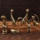 Antike Miniatur-Tierstatue aus massivem Messing, dekorative-6 4