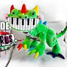 2025 Pianosaurus Plush Toy Poppy Playtime Chapter 4 Plushies Nightmare Critters Dolls Kids Gifts 25cm _a