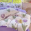 Brushed Cotton 4Pcs Bedding Set Queen Size-1.8m Little cherry 5