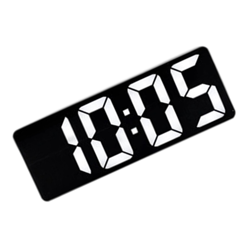 Electronic Mirror Clock With Alarm Led Display Builts In-1 7709000610341