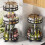 Flexible 360 Degree Rotating Shelf Metal-White 3-tier 7