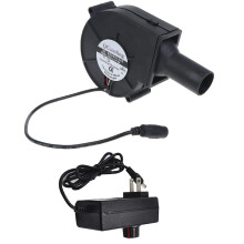 BBQ Charcoal Blower 97mmx33mm 12V 110V 220V Variable Speed Fan for Fast Charcoal Ignition