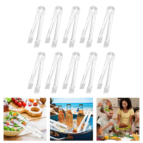 10 pinces à glace compactes, Buffets de cuisine transparents, 2