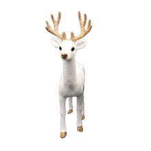 Figurines de rennes réalistes, modèle Animal de-Tête droite n1