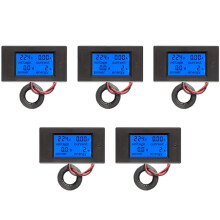 5X AC 80-260V 100A PZEM-061 LCD Display Digital Current Voltage Power  Ammeter Voltmeter
