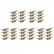 Boat Dock Cleat 4 Inch for Mooring Boat Bronze Host Cast Iron Suitable for Nautical Beach Lake Maritime Decor,40Pcs
