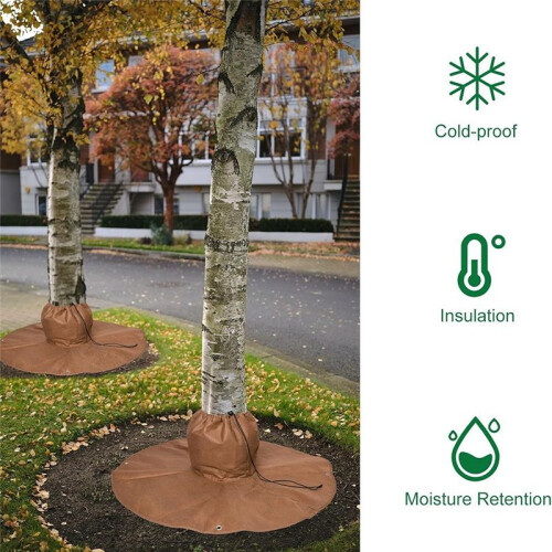 Winter  Tree Root Protector Tree Root Freeze Cover Constant Temperature Function for Lawns 2