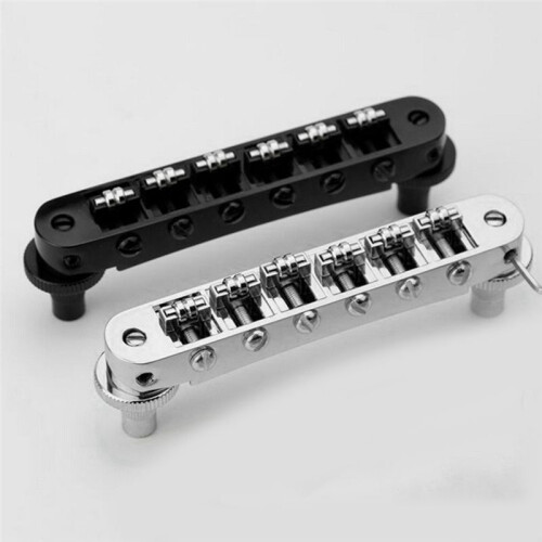 Guitar Bridge 6-String Electric Guitar Bridge 6-String Electric Guitar Bridge Silver 1
