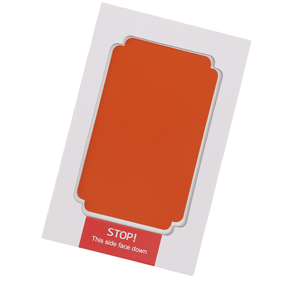 Baby Handprint Ink Pad 5x7Inch Baby Footprint-orange color