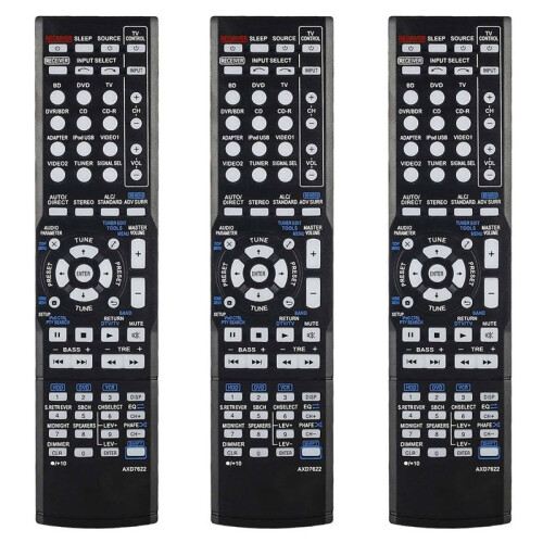 3X for  Amplifier Remote Control AXD7622 Universal VSX-521 AXD7660 VSX-422-K