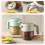 Contemporary Cooking Salt Dispenser Moisture-Proof-Warm Gray 6