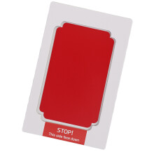 5x7Inch Inkless Print Large Ink Pad For Infant Baby Feet-Red
