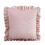 Modieuze stroomden ruche rand bedovertrek stevig polyester-Roze 1