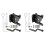 2X Self-Locking Gate  Carbon Steel Post Mounted Fence Gate  Heavy Duty Automatic Gravity Lever 1