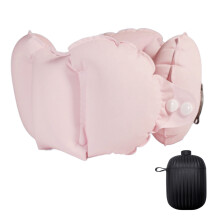 Weiches, doppelseitiges Reisekissen, TPU-Materialien,-Rosa