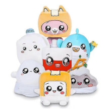 (Milk Bottle) Lankybox P Toy Stuffed Animals Foxy Boxy Milk Bottle Doll Kids -r
