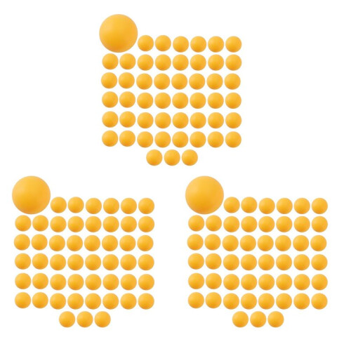 150- Pack Premium  Pong Balls Advanced Training Table   Durable Seamless Balls Orange