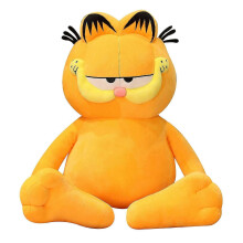 (about 60cm) 2025 New 25-90cm Cute GarfieldCat Plush Stuffed Toy Super Soft Plush Cartoon Figure Doll High Quality Birthday Gift for Children Kids