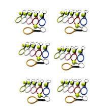 36Pcs Tennis Racket Keychain Pendant Bag Accessories for Bag Sport Advertisement Fans Souvenirs Key Ring