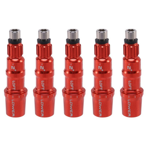 5X 335 RH  Adapter Sleeve for  SIM, M1,M2,M3,M4,M5,M6 Custom Driver Red
