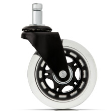 Office Chair Wheels Replacement Set of 5, Heavy Duty 3Inch Rollerblade Casters for Hardwood Floors