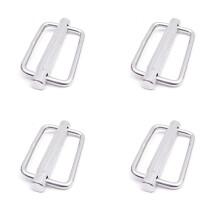 4 Pcs 50mm Slide Buckle Triglide Webbing Slider Strap Keeper for Harness Waist Strap Shoulder Strap Adjust